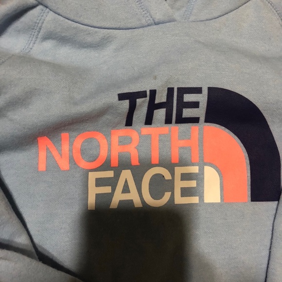 The North Face light blue Hoodie - Picture 1 of 3
